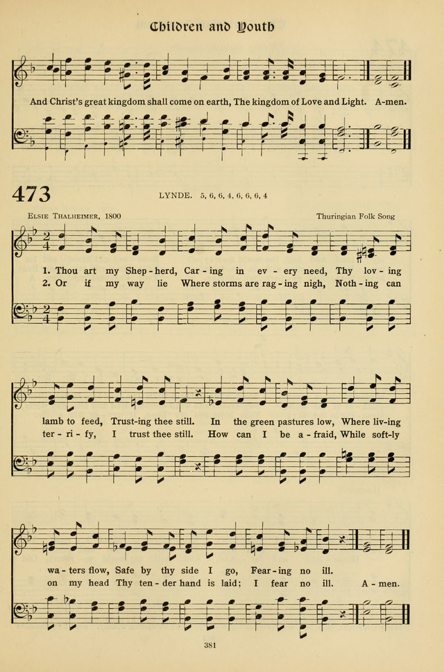 Hymns for the Living Age page 381