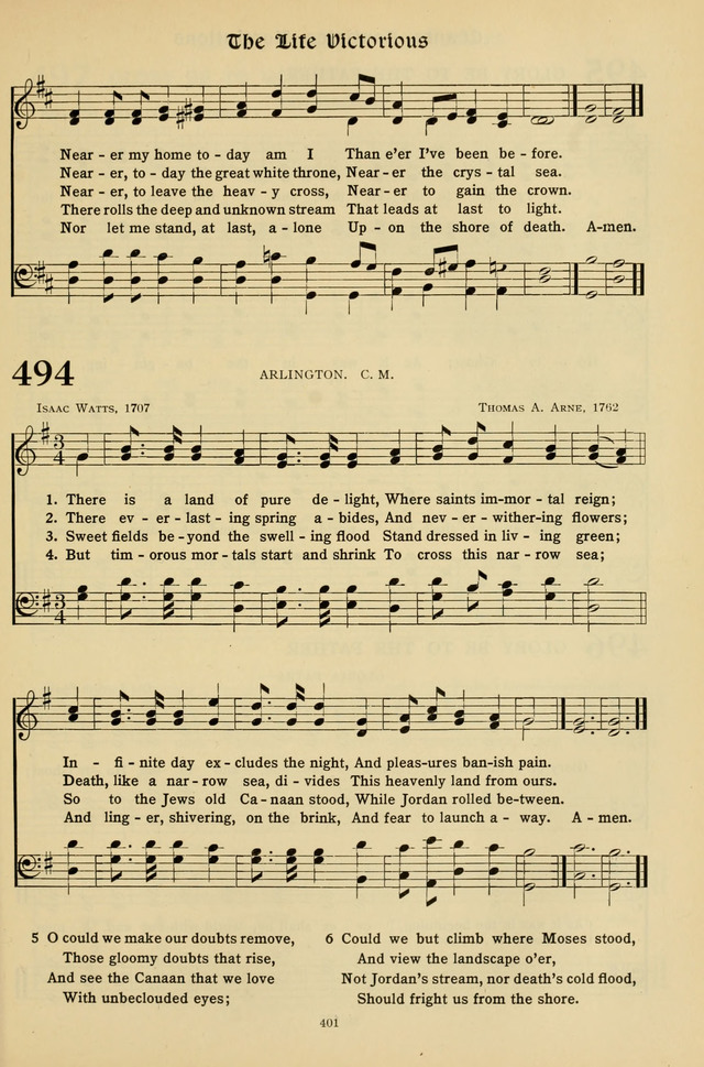 Hymns for the Living Age page 401