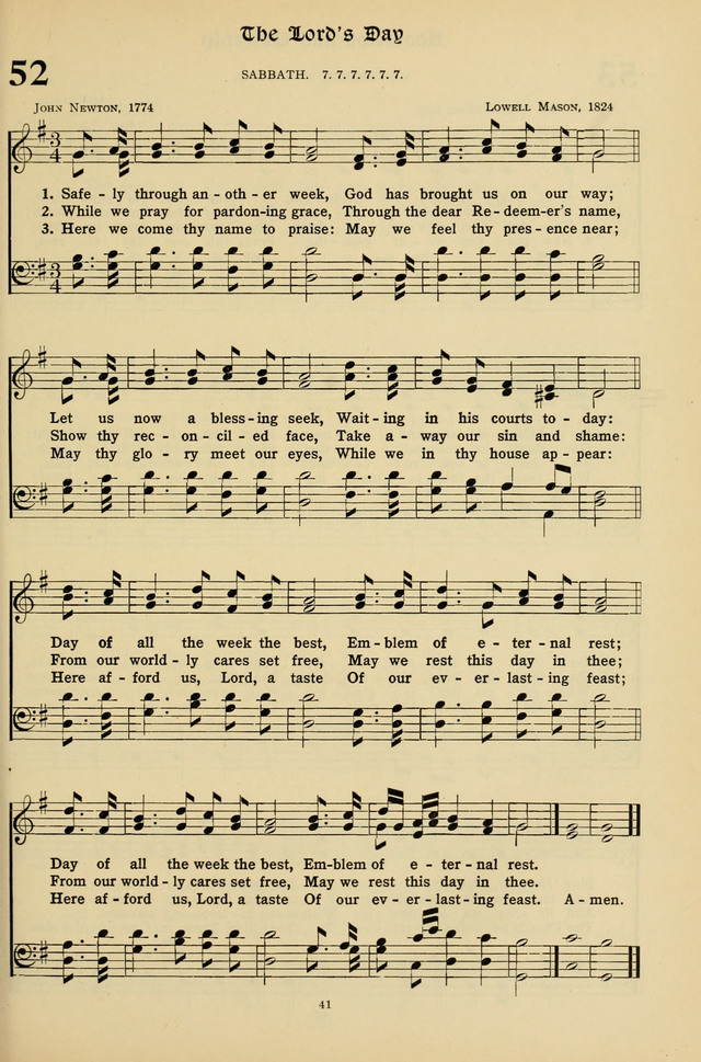 Hymns for the Living Age page 41