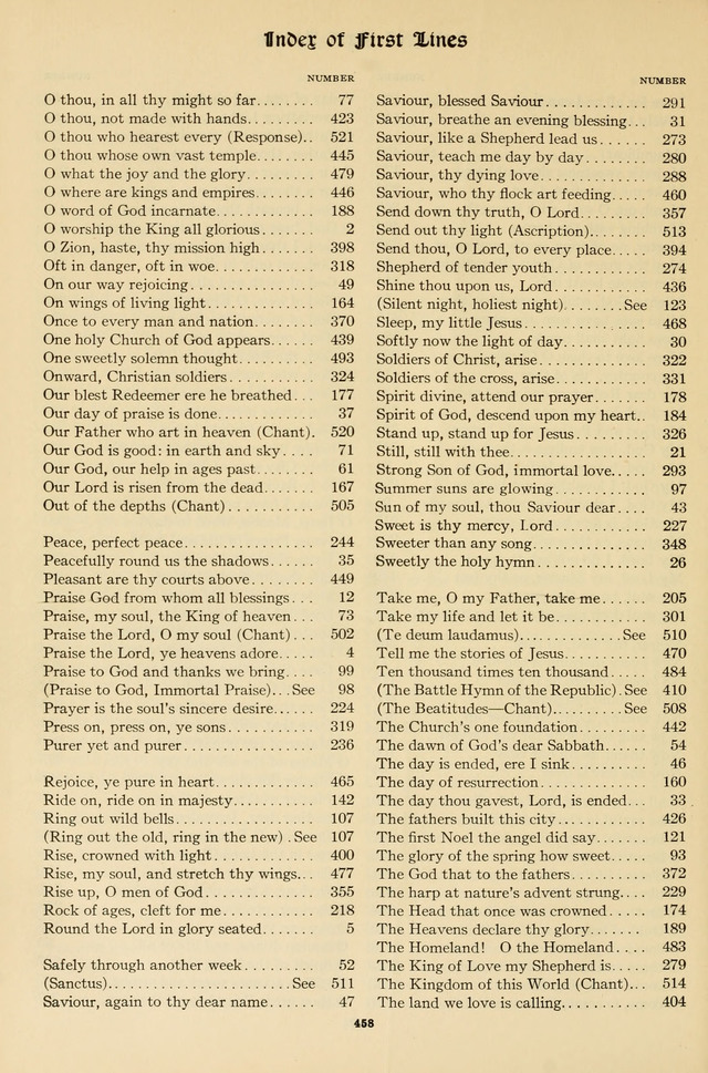 Hymns for the Living Age page 458