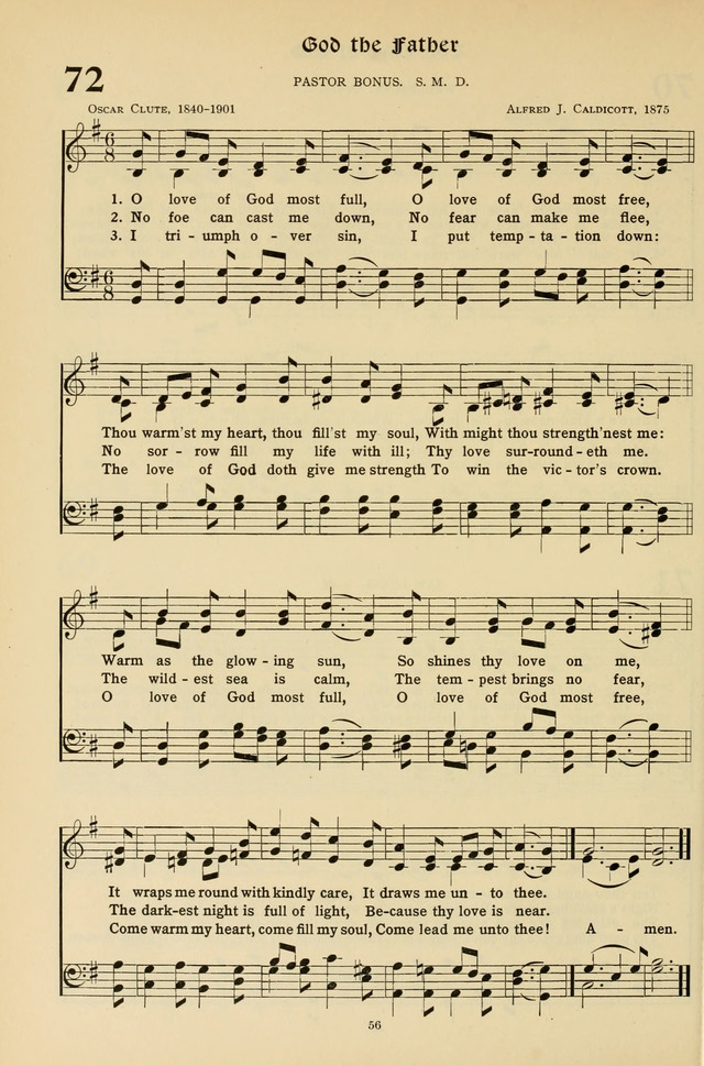 Hymns for the Living Age page 56