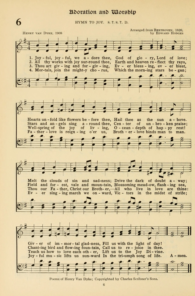 Hymns for the Living Age page 6