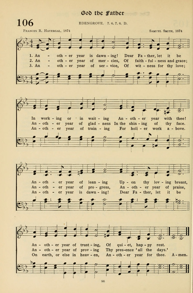 Hymns for the Living Age page 86