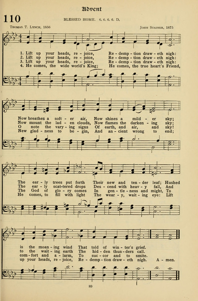 Hymns for the Living Age page 89
