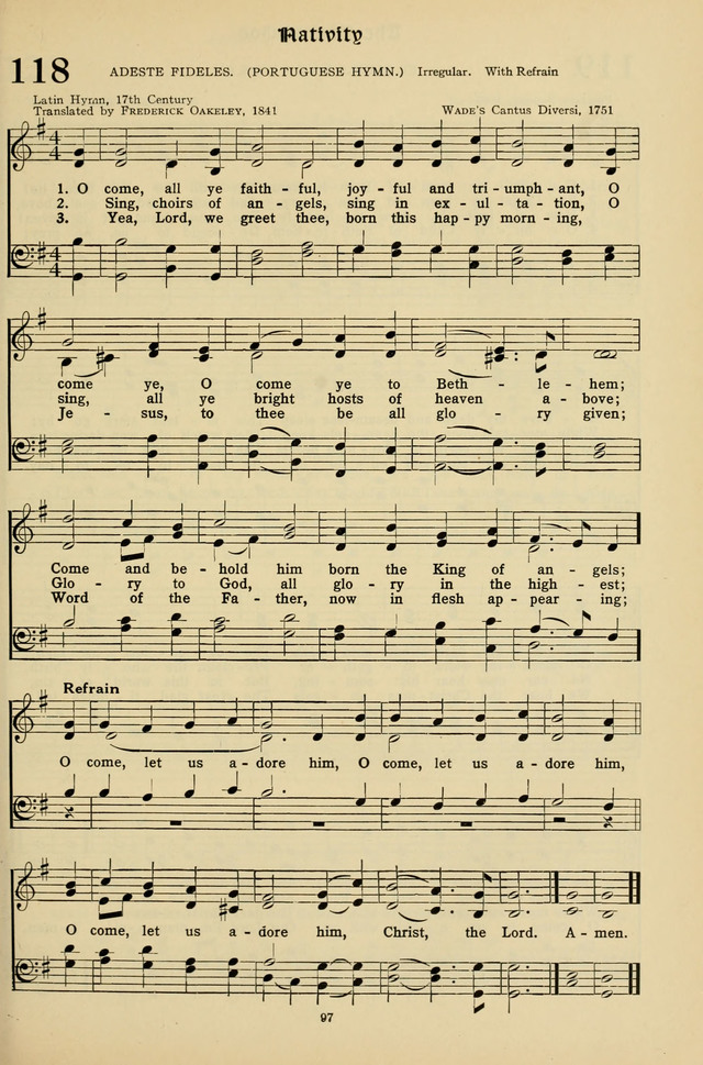 Hymns for the Living Age page 97