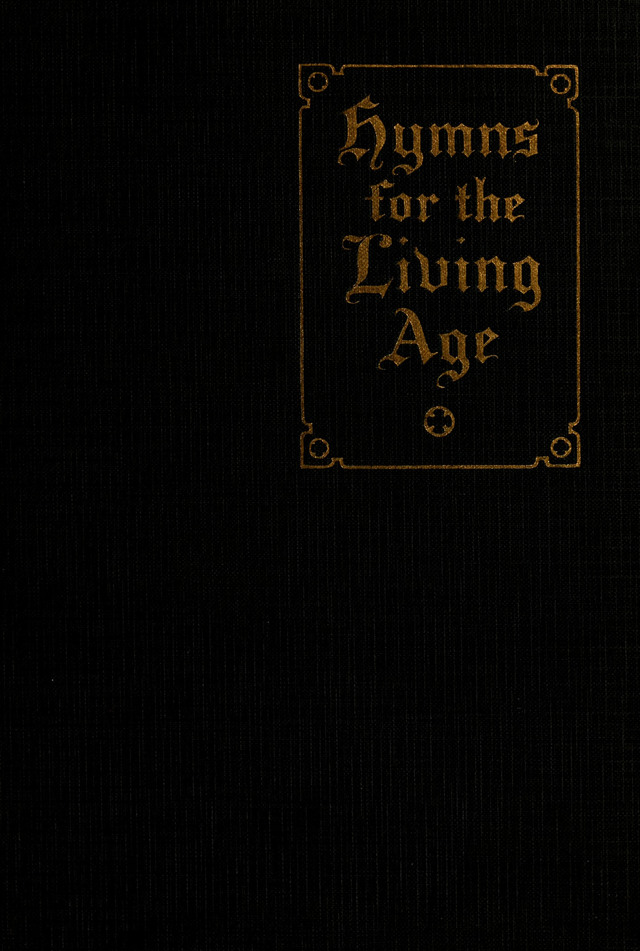Hymns for the Living Age page cover