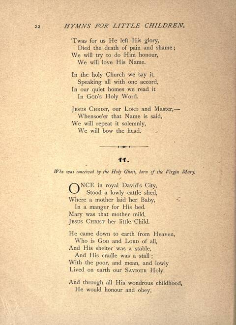 Hymns for Little Children page 22