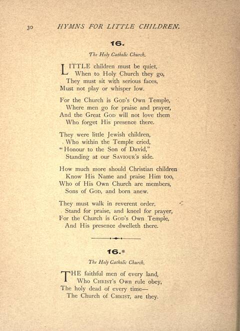 Hymns for Little Children page 30