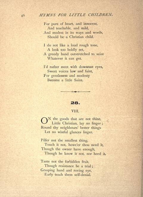 Hymns for Little Children page 46