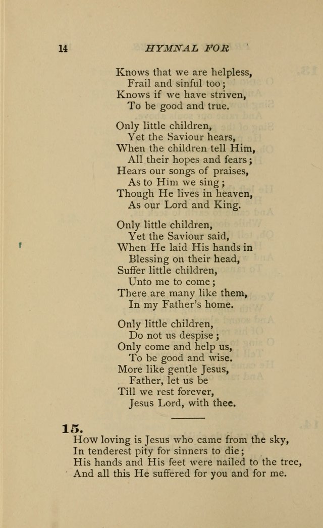 Hymnal for Primary Classes: a collection of hymns and tunes, recitations and exercises, being a manual for primary Sunday-schools (Words ed.) page 11