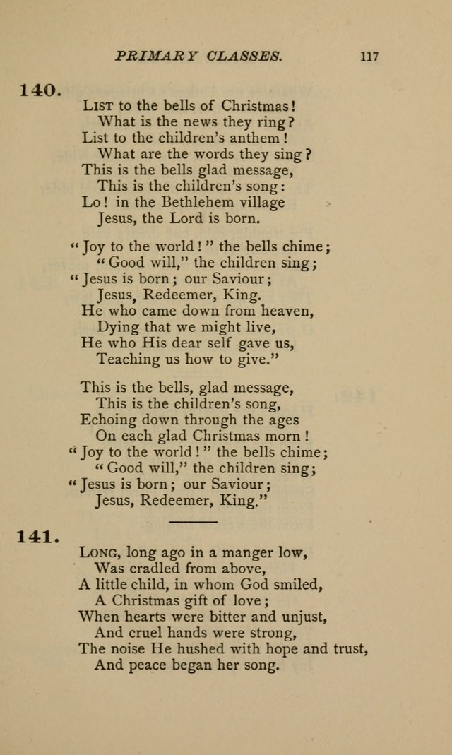 Hymnal for Primary Classes: a collection of hymns and tunes, recitations and exercises, being a manual for primary Sunday-schools (Words ed.) page 114