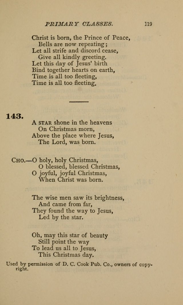 Hymnal for Primary Classes: a collection of hymns and tunes, recitations and exercises, being a manual for primary Sunday-schools (Words ed.) page 116