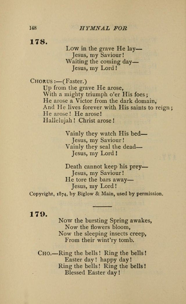 Hymnal for Primary Classes: a collection of hymns and tunes, recitations and exercises, being a manual for primary Sunday-schools (Words ed.) page 145