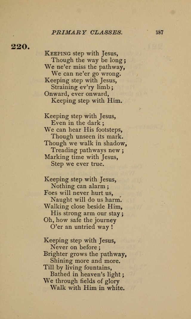 Hymnal for Primary Classes: a collection of hymns and tunes, recitations and exercises, being a manual for primary Sunday-schools (Words ed.) page 184