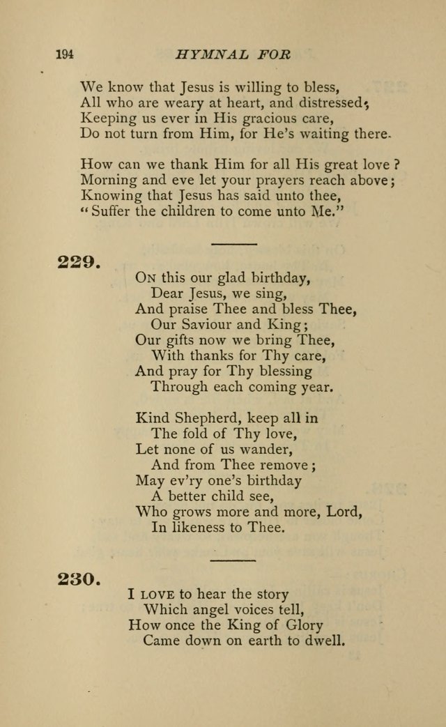 Hymnal for Primary Classes: a collection of hymns and tunes, recitations and exercises, being a manual for primary Sunday-schools (Words ed.) page 191