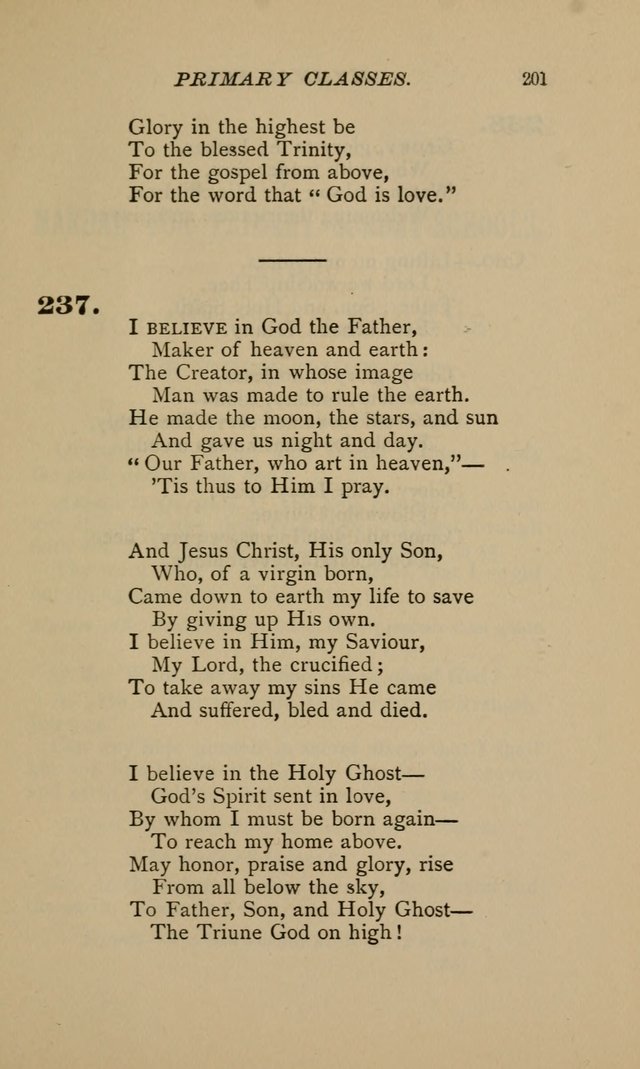 Hymnal for Primary Classes: a collection of hymns and tunes, recitations and exercises, being a manual for primary Sunday-schools (Words ed.) page 198
