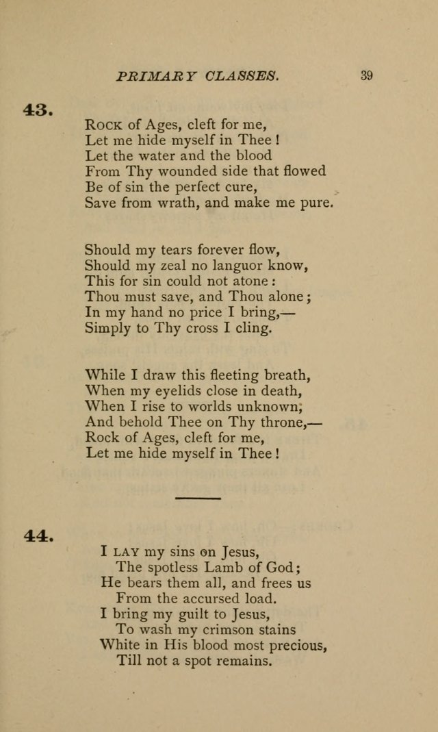Hymnal for Primary Classes: a collection of hymns and tunes, recitations and exercises, being a manual for primary Sunday-schools (Words ed.) page 36