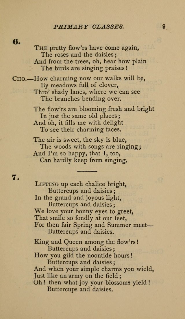 Hymnal for Primary Classes: a collection of hymns and tunes, recitations and exercises, being a manual for primary Sunday-schools (Words ed.) page 6