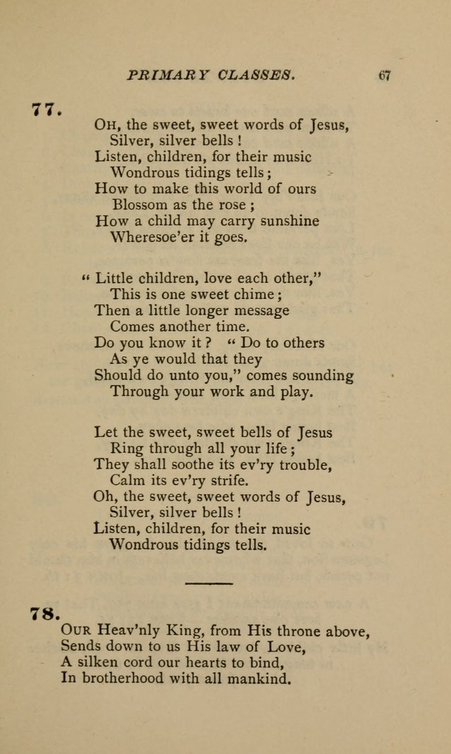 Hymnal for Primary Classes: a collection of hymns and tunes, recitations and exercises, being a manual for primary Sunday-schools (Words ed.) page 64