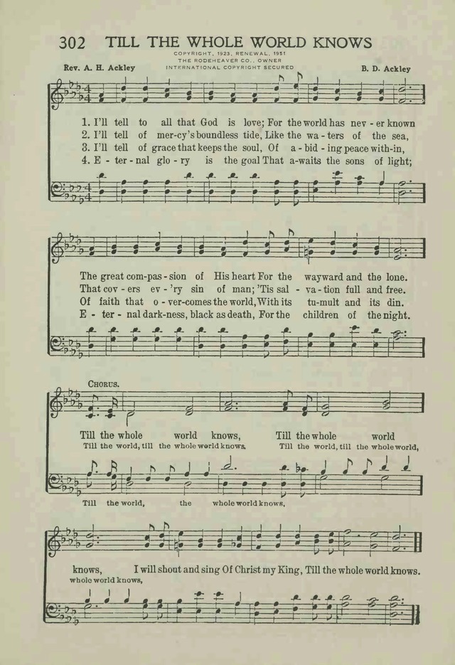 Hymns for Praise and Service page 259