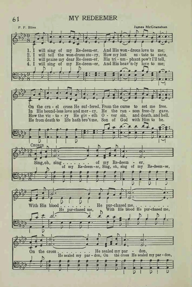 Hymns for Praise and Service page 58