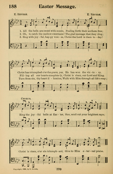 Hymnal for Primary Classes: a collection of hymns and tunes, recitations and exercises, being a manual for primary Sunday-schools (With Tunes)) page 180