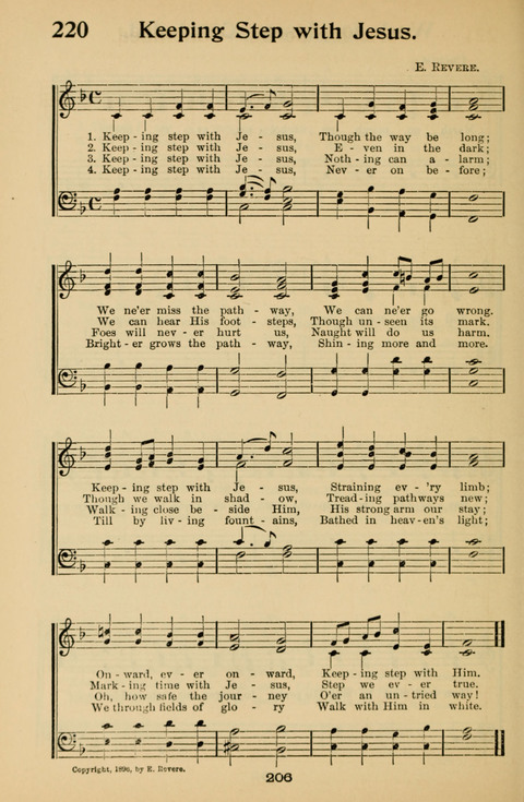 Hymnal for Primary Classes: a collection of hymns and tunes, recitations and exercises, being a manual for primary Sunday-schools (With Tunes)) page 208