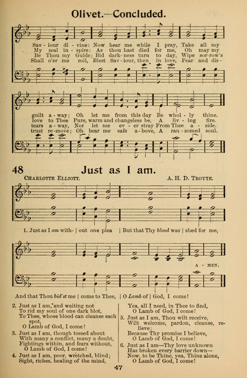 Hymnal for Primary Classes: a collection of hymns and tunes, recitations and exercises, being a manual for primary Sunday-schools (With Tunes)) page 47