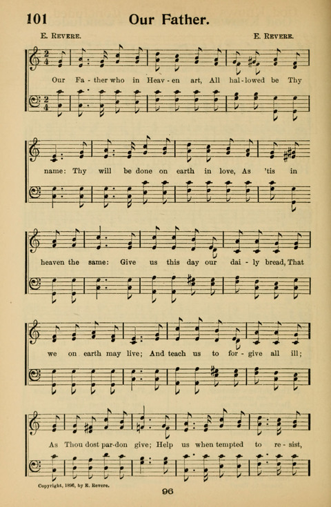 Hymnal for Primary Classes: a collection of hymns and tunes, recitations and exercises, being a manual for primary Sunday-schools (With Tunes)) page 96