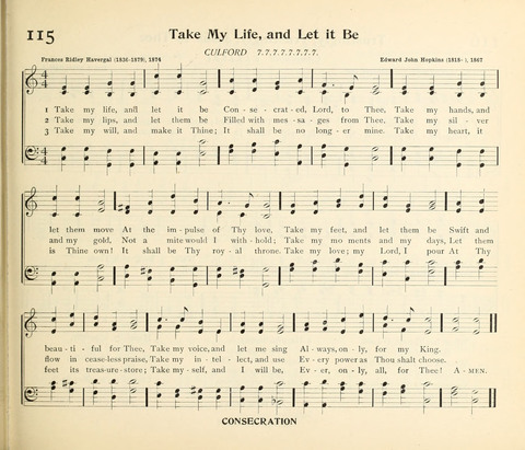 The Hymnal for Schools page 141