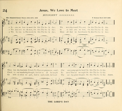 The Hymnal for Schools page 25