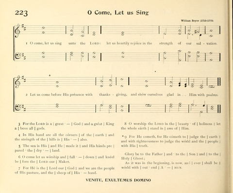 The Hymnal for Schools page 280