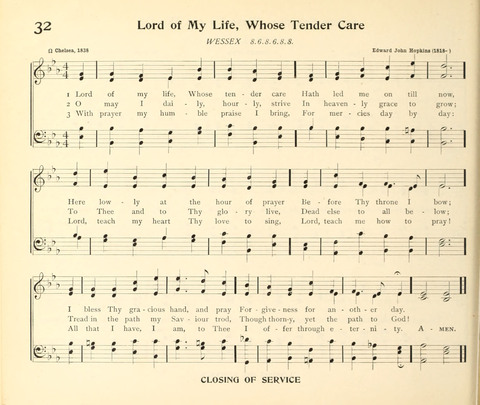 The Hymnal for Schools page 34