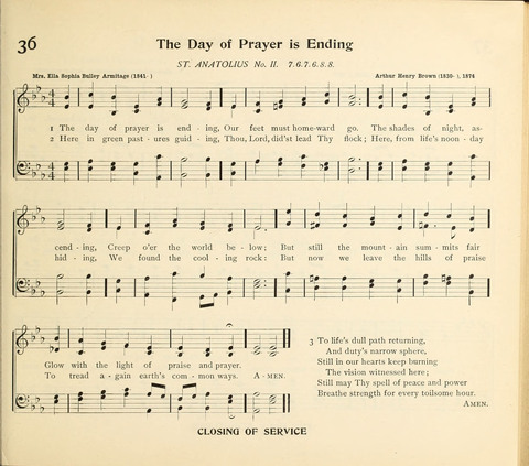 The Hymnal for Schools page 41
