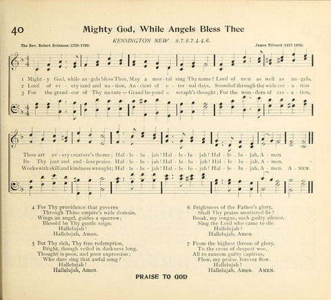 The Hymnal for Schools page 45