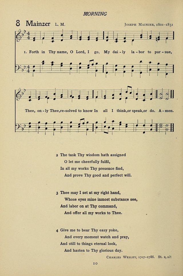 Hymns for Schools and Colleges page 10