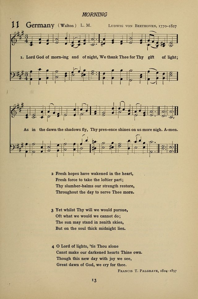 Hymns for Schools and Colleges page 13