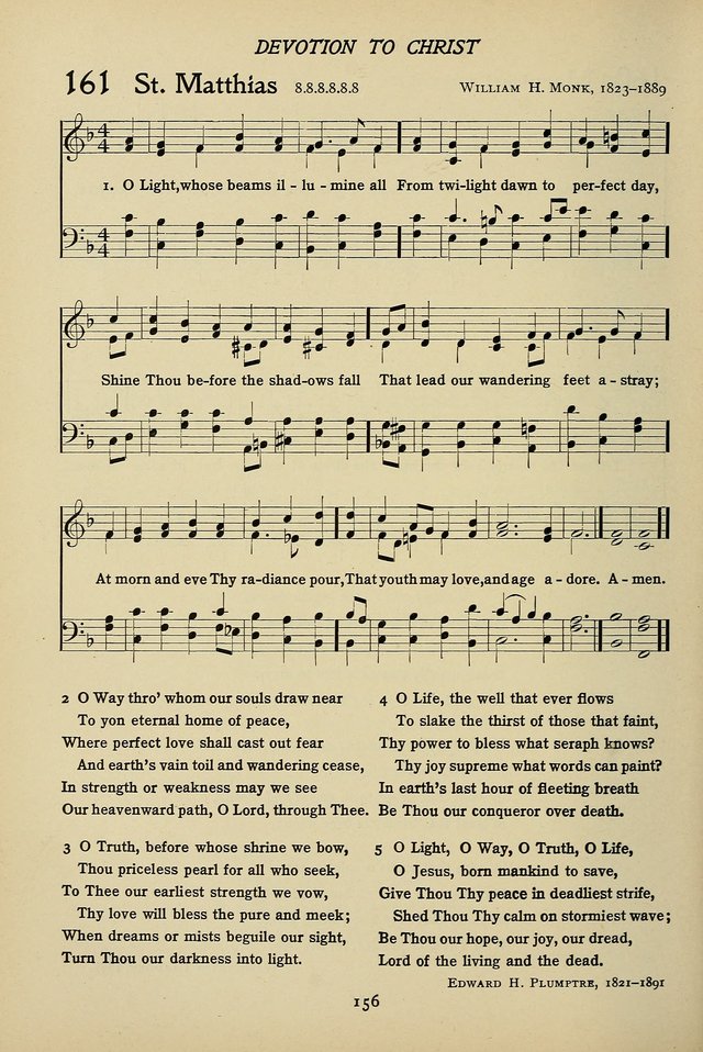 Hymns for Schools and Colleges page 156