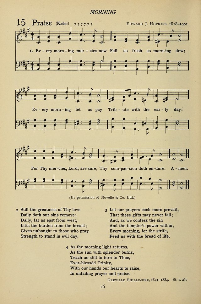 Hymns for Schools and Colleges page 16