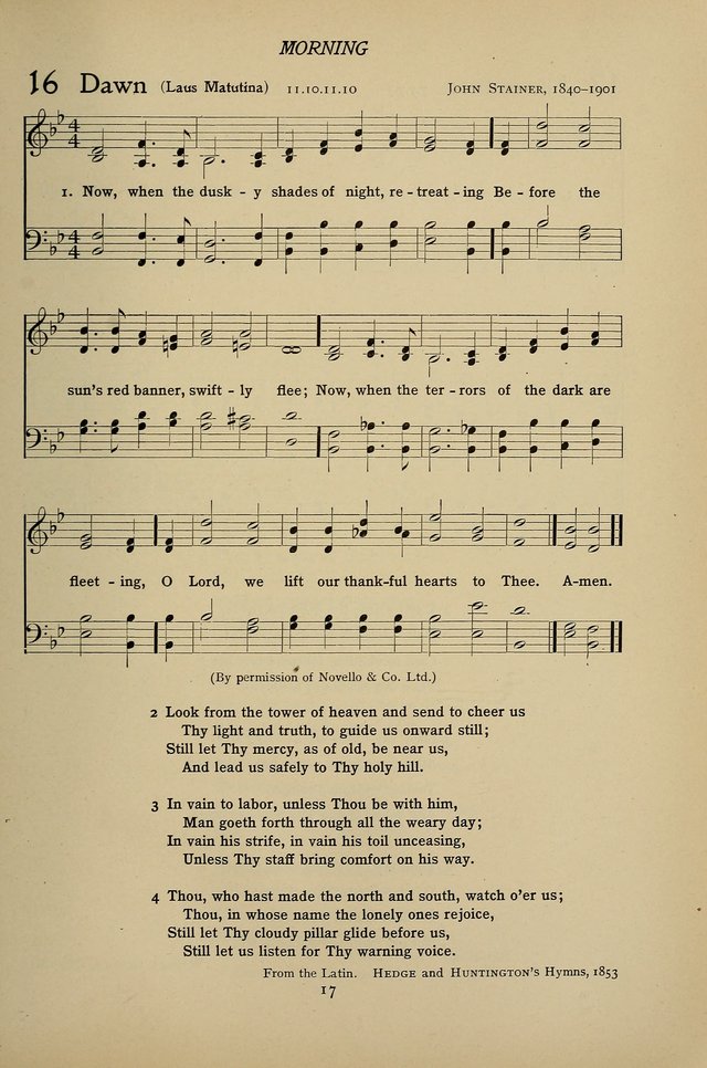 Hymns for Schools and Colleges page 17