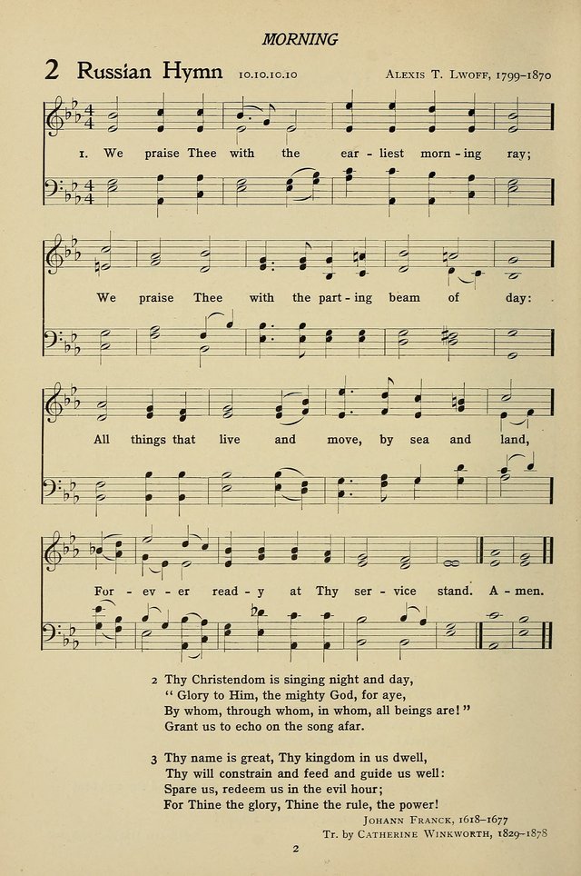 Hymns for Schools and Colleges page 2