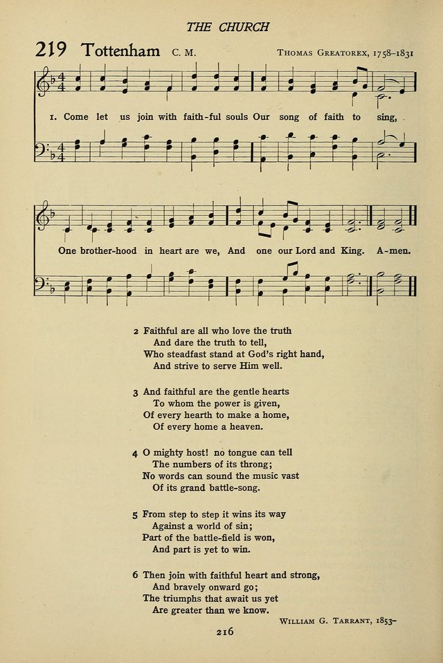 Hymns for Schools and Colleges page 216