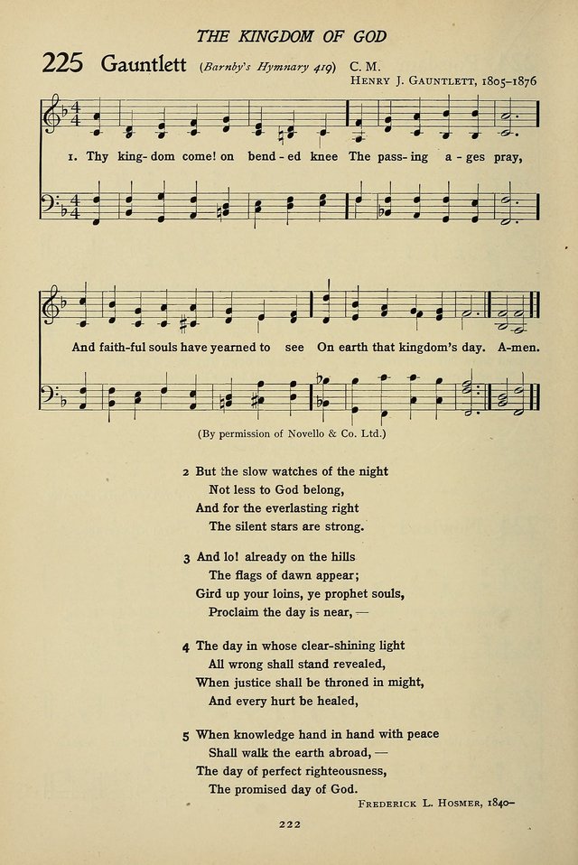 Hymns for Schools and Colleges page 222