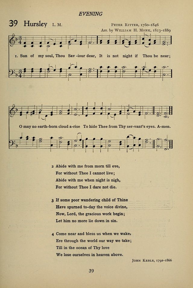 Hymns for Schools and Colleges page 39