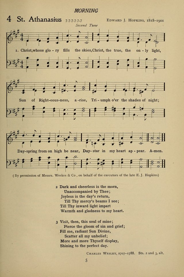 Hymns for Schools and Colleges page 5