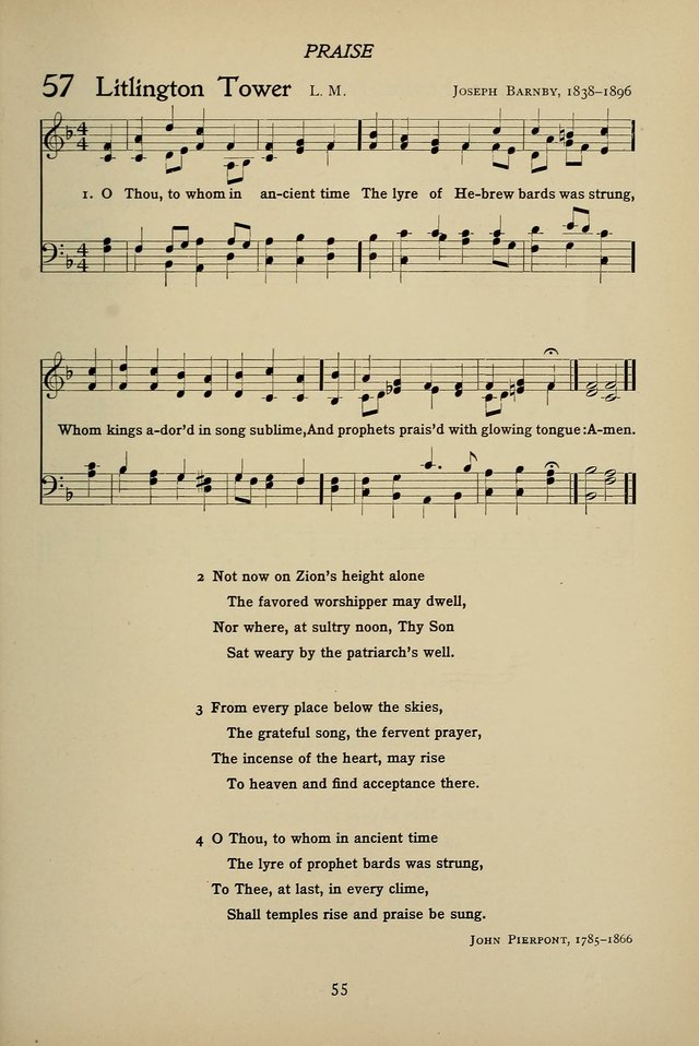 Hymns for Schools and Colleges page 55