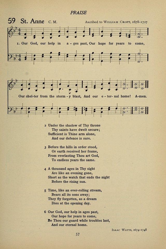 Hymns for Schools and Colleges page 57
