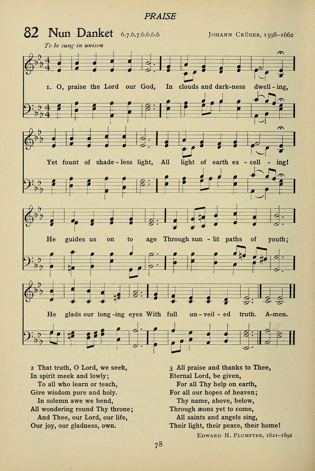 Hymns for Schools and Colleges page 78