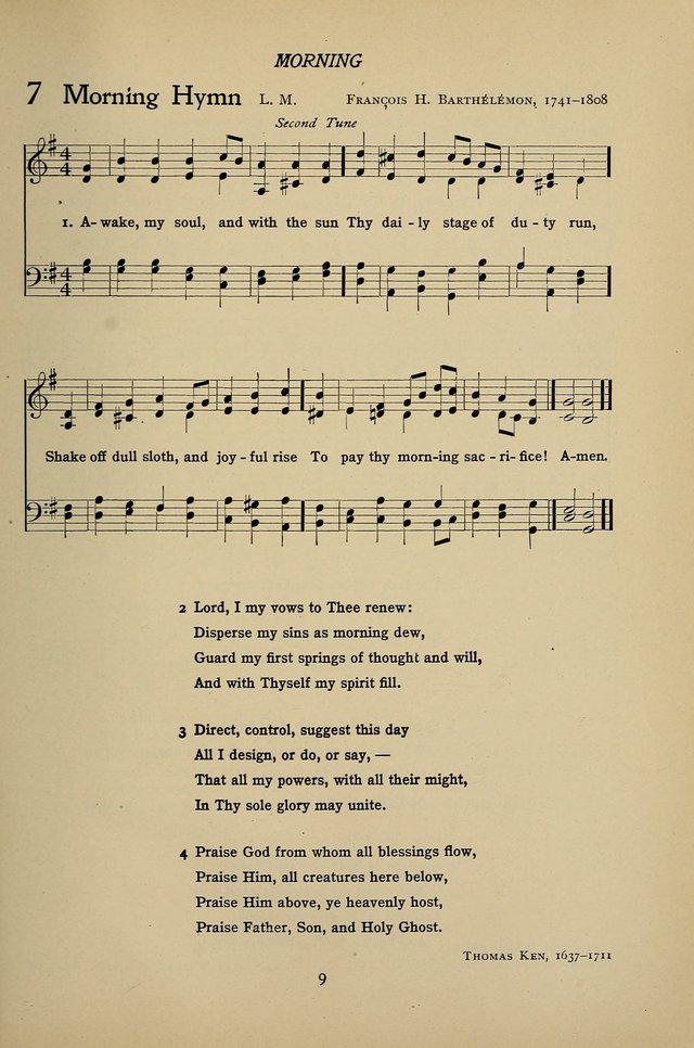 Hymns for Schools and Colleges page 9