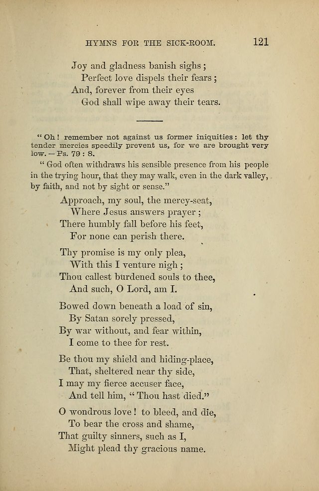 Hymns for the Sick-Room page 121